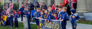 Cub Scouts West Chester Veterans Day Parade